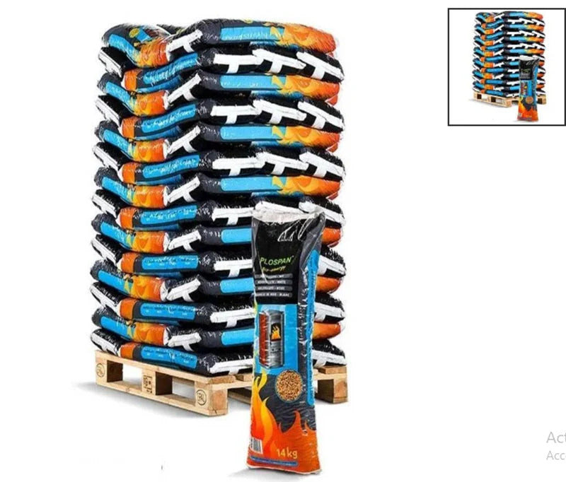Plospan Bio-Energy houtpellets wit | ENplus A1 | 100% Naaldhout