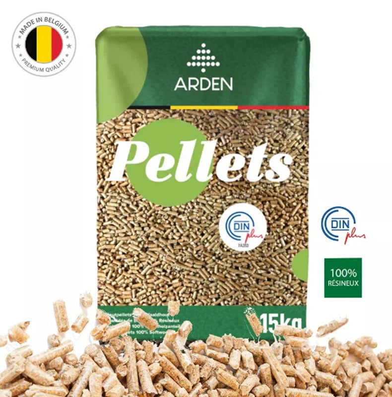 Ardense Pellets : Pallet van 66 zakken van 15 kg, inclusief levering