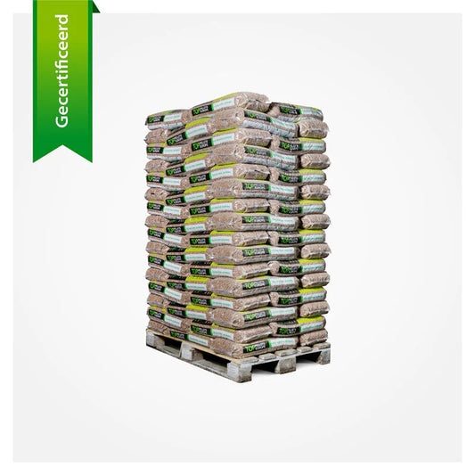Top Pellets Premium – 66 zakken à 15kg (990kg per pallet)